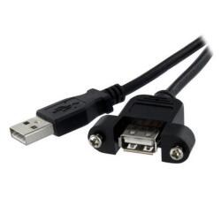 StarTech.com 2 ft Panel Mount USB Cable A to A - F/M
