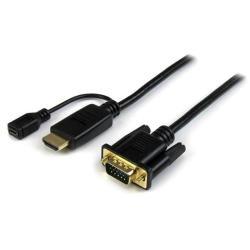 StarTech.com 6 ft HDMI to VGA Active Converter Cable - HDMI to VGA Adapter - 1920x1200 or 1080p