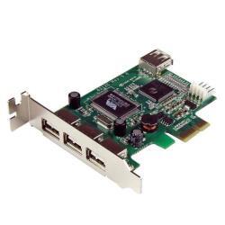 Startech.com 4 port pci express low profile high speed usb card