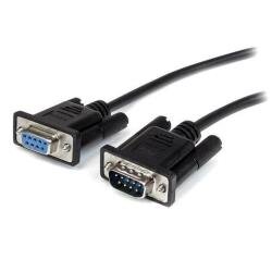 StarTech.com 3m Black Straight Through DB9 RS232 Serial Cable - M/F