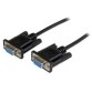 Cavo Seriale RS232 - Cavo DB9 Femmina a Femmina - Cavo Null Modem a 9 pin F/F colore nero da 2m