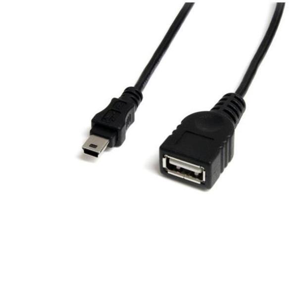 Cavo Mini USB 2.0 30 cm - USB A a Mini B F/M su