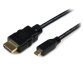 Cavo HDMI ad alta velocità con Ethernet da 0 5 m - HDMI a Micro HDMI - M/M