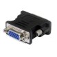 Adattatore DVI a VGA - Cavo Convertitore DVI a VGA - Maschio / Femmina - Nero