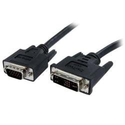 Cavo adattatore monitor DVI a VGA - Cavo Convertitore analogico DVI a VGA - Femmina / Maschio da 15pin - 2m - Nero