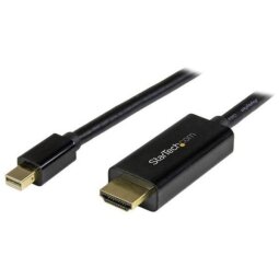 Cavo Adattatore HDMI a Mini DisplayPort da 3m - mDP a HDMI con cavo incorporato - 4k 30hz
