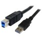 Cavo USB 3.0 SuperSpeed  da 3m A a B - M/M -1x USB 3.0 A (M)  1x USB 3.0 B (M) - Nero (USB3SAB3MBK)