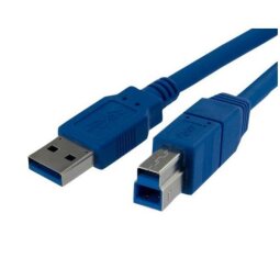 Cavo USB 3.0 Superspeed per stampante tipo A/B ad alta velocita  M/M - Cavo USB 3.0 Maschio A / Maschio B da 1 m (USB3SAB1M)