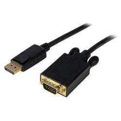 StarTech.com 6ft DisplayPort to VGA Cable - 1920 x 1200 - Active DP to VGA Adapter - DP to VGA Monitor Cable (DP2VGAMM6B) - DisplayPort cabl