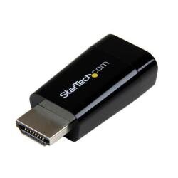 StarTech.com Compact HDMI to VGA Adapter Converter - Ideal for Chromebooks Ultrabooks & Laptops – 1920x1200/1080p