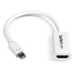 StarTech.com Mini DisplayPort to HDMI 4K Audio / Video Converter - mDP 1.2 to HDMI Active Adapter for MacBook Pro/Air - 4K @ 30Hz - White (M