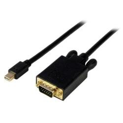 Cavo adattatore Mini DisplayPort a VGA da 1 8 m - Convertitore attivo video da mDP a VGA 1920x1200 - Nero (MDP2VGAMM6B)