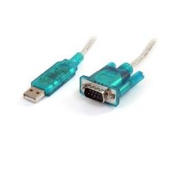 StarTech.com 3ft USB to RS232 DB9 Serial Adapter Cable - M/M