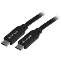 Startech.com usb-c cable with power delivery (5a) - m/m - 4 m (13 ft.) - usb 2.0 - usb-if certified