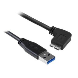 Cavo Micro USB 3.0 slim - USB-A a Micro-B ad angolo sinistro da 2m - M/M