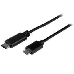 Cavo USB-C a Micro-B - M/M - Cavo di Ricarica USB 2.0 / USB Tipo-C da 50cm - Compatibile Thunderbolt 3