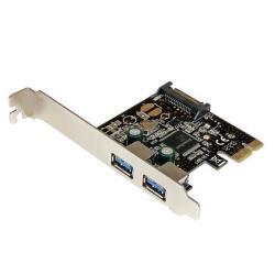 StarTech.com 2 Port PCI Express USB 3.0 Controller Card w/ SATA Power - USB adapter - PCIe - USB 3.0 x 2 - PEXUSB3S23 - USB adapter - PCIe -