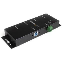 Hub USB 3.0 Resistente per uso industriale a 4 porte con protezione ESD - Hub multiporte (ST4300USBM)