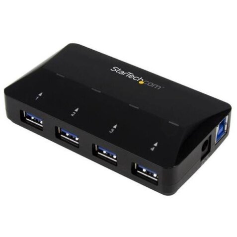 Hub USB 3.0 a 4 Porte con Porta di Ricarica Dedicata - 1 Porta x 2 4 Amp