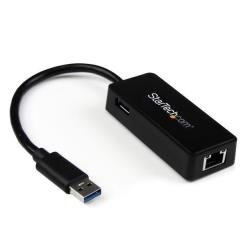 Adattatore USB 3.0 a Ethernet Gigabit NIC con porta USB