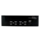 Switch KVM doppio monitor VGA DVI 4 porte USB con audio e hub USB 2.0