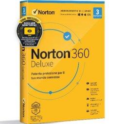 NORTON 360 DELUXE 25GB IT 1 USER 3 DEVICE 12MO GENERIC RSP MM BOX