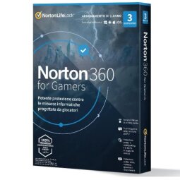 NORTON 360 FOR GAMERS 50GB IT 1 USER 3 DEVICE 12MO GENERIC ATTACH RSP MM BOX