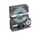 CASSETTA NASTRO L=7 M E H=12 MM IN VINILE  NERO SU BIANCO
