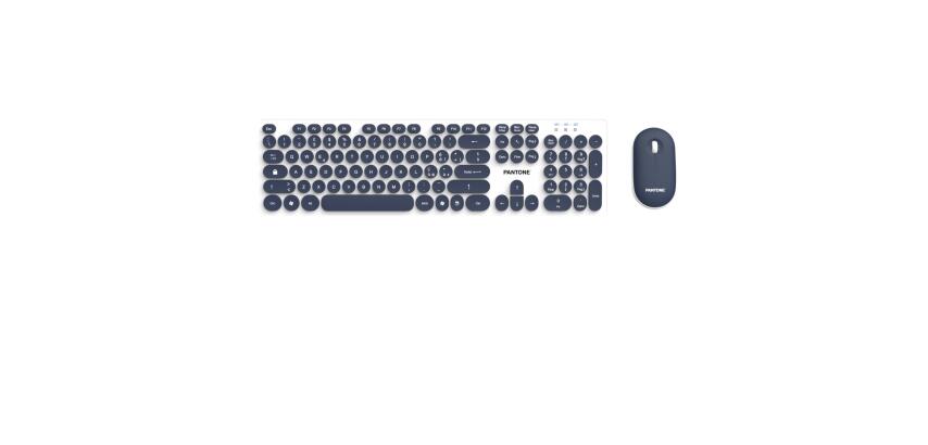 PANTONE - Kit Tastiera wireless colorata con Mouse wireless colorato incluso [IT COLLECTION]