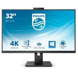 Philips p line 329p1h/00 led display 80 cm (31.5") 3840 x 2160 pixels 4k ultra hd black