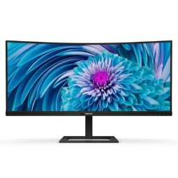 Philips E Line 346E2CUAE/00 computer monitor 86.4 cm (34") 3440 x 1440 pixels Wide Quad HD+ LCD Black