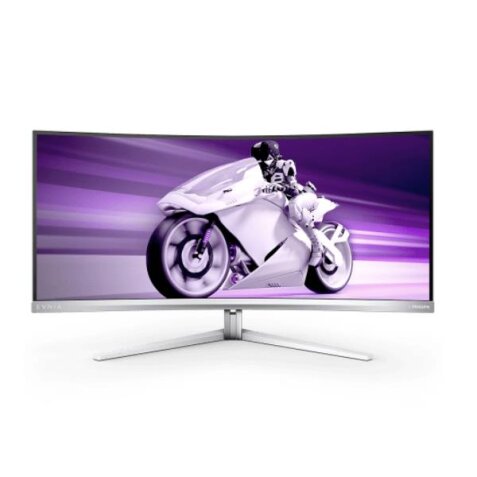 Philips Evnia Gaming Monitor BIANCO curvo 34  21:9  ADAPTIVE SYNC  3440 1440  175Hz  QDOLED 0.1ms  1000 nits Speakers PiP  PbP VESA