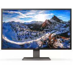 43 16:9 4K VA HDR 400 DOCKING MONITOR CON RJ45 MULTIVIEW KVM SWITCH PiP PbP AUDIO INTEGRATO ERGONOMICO 3 HDMI DP USB-C HUB USB NERO