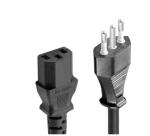 CAVO C13 BLACK 1 8M   CAVO ALIMENTAZIONE ITALIA