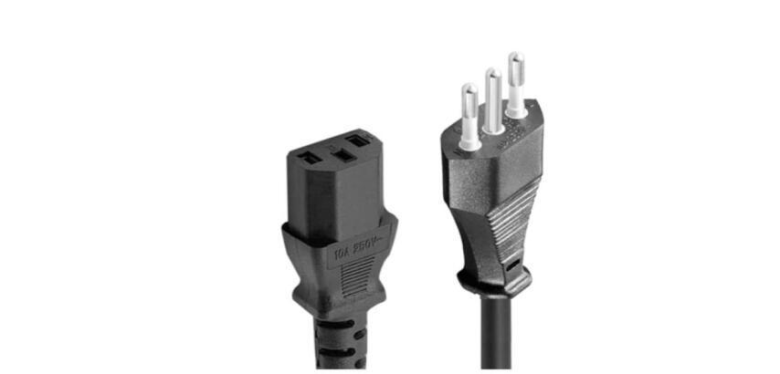CAVO C13 BLACK 1 8M   CAVO ALIMENTAZIONE ITALIA
