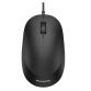 Mouse ottico con filo  design ergonomico  3 pulsanti  1200dpi  design ambidestro