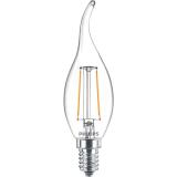 LED CANDELA/ COLPO DI VENTO VETRO FILAM 25W E14 2700K NON-DIM