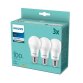 PHILIPS-LAMPADA LED A GOCCIA LUCE BIANCA FREDDA 100W CONF X3