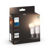 HUE WHITE 2 X LAMPADINE E27 9W