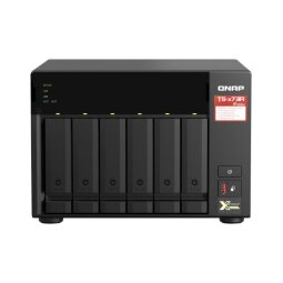 Qnap ts-673a nas tower ethernet lan black v1500b