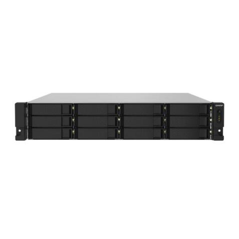 12-BAY AL324 QUAD-CORE 1.7 GHZ RACKMOUNT NAS WITH 250W REDUNDANT PSU  4GB DDR4 UDIMM RAM (MAX 16GB), SATA 6GB/S, 2X 10GBE SFP+, 2X 2.5GBE,