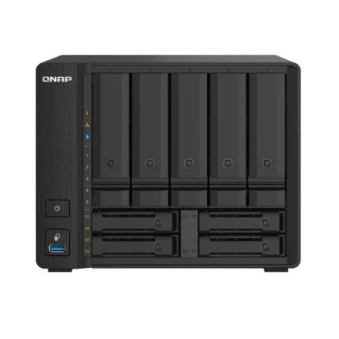 9-BAY NAS  AL324 64-BIT QUAD-CORE 1.7GHZ  4GB DDR4 SODIMM RAM (1 RAM  SLOT  MAX 16GB)  5 X 3.5  AND 4 X 2.5  DRIVE SLOTS  2 X 10GBE SFP+