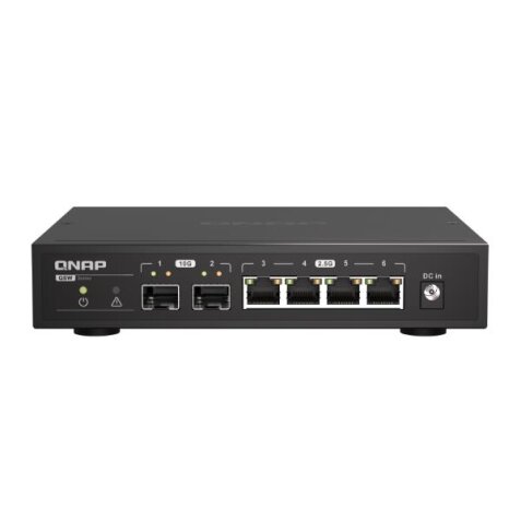 QSW-2104-2S  2 PORTS 10GBE SFP+  5 PORTS 2.5GBE RJ45  UNMANAGED SWITCH