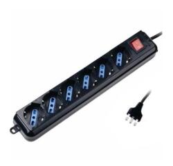 Multipresa 6 prese 2P+T 10/16 P40 con interruttore