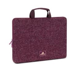 RIVACASE 7913 burgundy red Laptop sleeve 13.3  with handles / 12