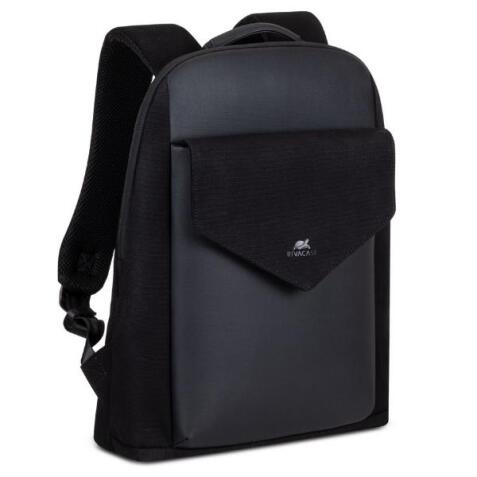 RIVACASE 8524 black Canvas Urban backpack / 6