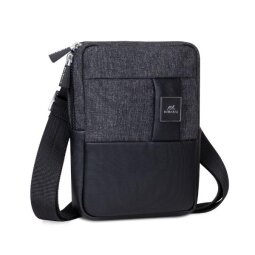 RIVACASE 8810 black melange Crossbody bag for Tablets 8  / 12