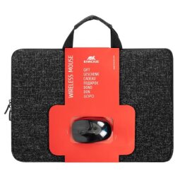 BORSA LAPTOP 15 6   7915 SLEEVE NERA + MOUSE WIRELESS NERO