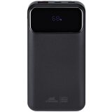 Battery Bank (10000 mAh) 22,5W fast charger con 3 cavi integrati (di cui Type C ed USB con funzione ricarica) Nero