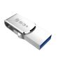 =>>128GB S3+ Pen Drive USB-C/USB3 OTG COMBO STEEL